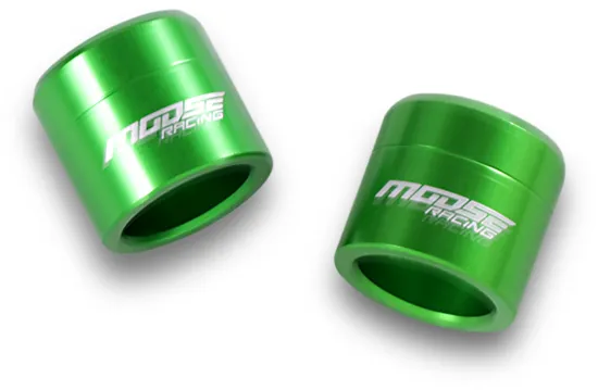 Moose Racing Fast Front Wheel Spacers Green Pair