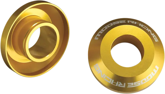 Moose Fast Rear Wheel Spacers Yellow Pair