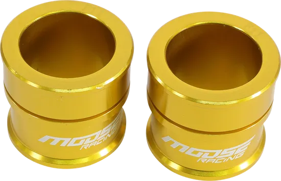Moose Racing Fast Front Wheel Spacers Yellow Pair
