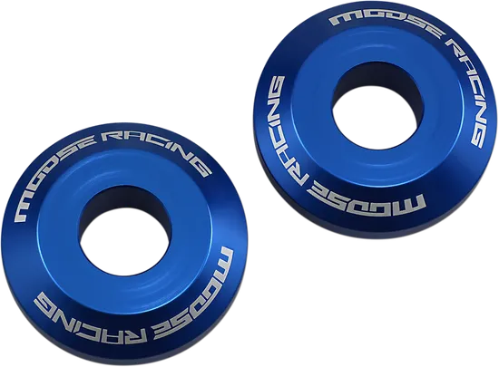 Moose Racing Fast Rear Wheel Spacers Blue Pair