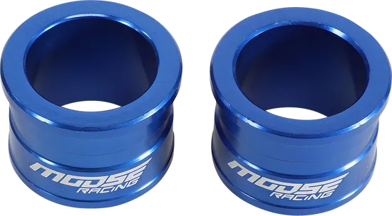 Moose Racing Fast Front Wheel Spacers Blue Pair
