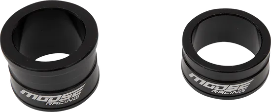 Moose Racing Fast Front Wheel Spacers Black Pair