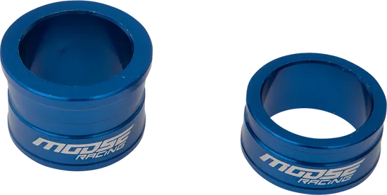 Moose Racing Fast Front Wheel Spacers Blue Pair