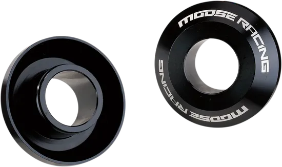 Moose Racing Fast Rear Wheel Spacers Black Pair 2