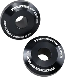 Moose Racing Fast Rear Wheel Spacers Black Pair