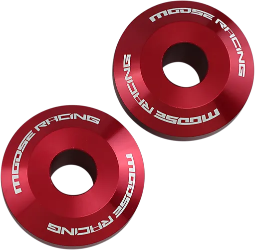 Moose Racing Fast Rear Wheel Spacers Red Pair