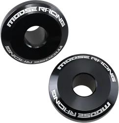 Moose Racing Fast Rear Wheel Spacers Black Pair