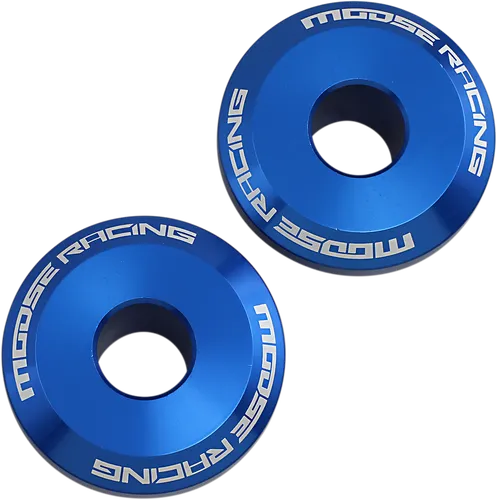Moose Racing Fast Rear Wheel Spacers Blue Pair