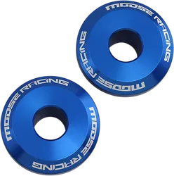Moose Racing Fast Rear Wheel Spacers Blue Pair