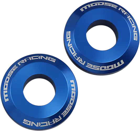 Moose Fast Rear Wheel Spacers Blue Pair