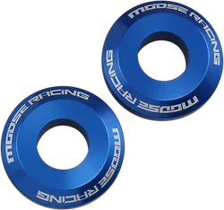 Moose Fast Rear Wheel Spacers Blue Pair