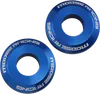 Moose Fast Rear Wheel Spacers Blue Pair