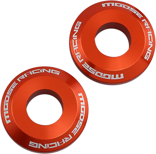 Moose Racing Fast Rear Wheel Spacers Orange Pair
