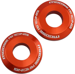 Moose Racing Fast Rear Wheel Spacers Orange Pair
