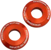 Moose Racing Fast Rear Wheel Spacers Orange Pair