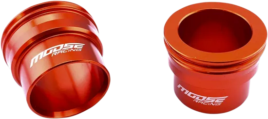 Moose Racing Fast Front Wheel Spacers Orange Pair