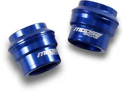 Moose Racing Fast Front Wheel Spacers Blue Pair