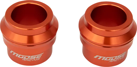 Moose Racing Fast Front Wheel Spacers Orange Pair
