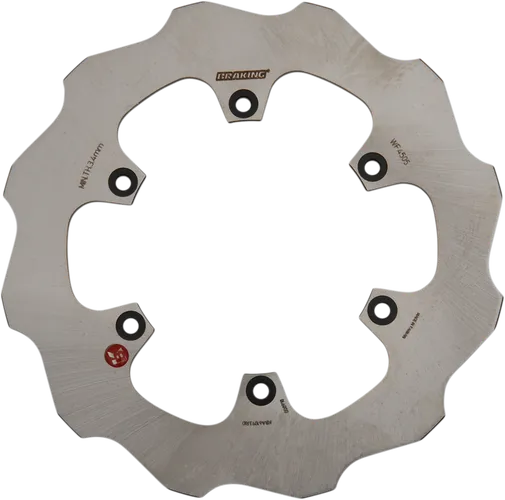 Braking W-Fix Rear Brake Rotor Disc Solid Stainless