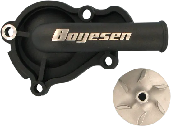 Boyesen Black Supercooler Waterpump Cover and Impeller
