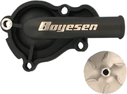 Boyesen Black Supercooler Waterpump Cover and Impeller