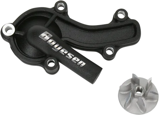 Boyesen Black Supercooler Waterpump Cover and Impeller