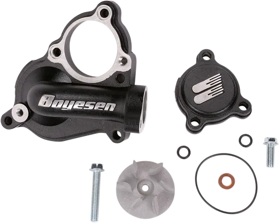 Boyesen Black Supercooler Waterpump Cover and Impeller