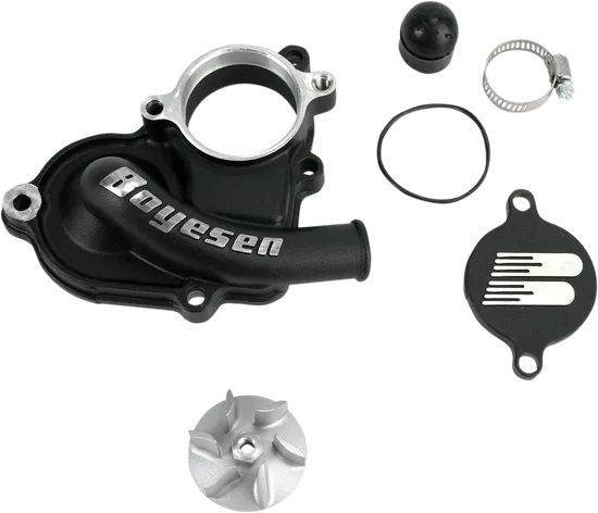 Boyesen Black Supercooler Waterpump Cover and Impeller