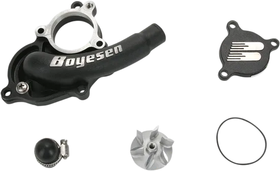 Boyesen Black Supercooler Waterpump Cover and Impeller