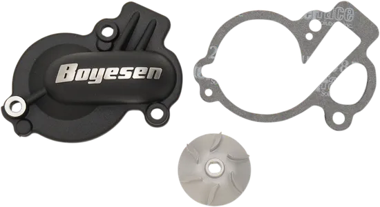 Boyesen Black Supercooler Waterpump Cover and Impeller