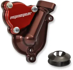 Pro Circuit Red Billet Alluminum Water Pump Cover Impeller