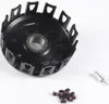 Wiseco Forged Aluminum Clutch Basket Shell with Kickstart Gear