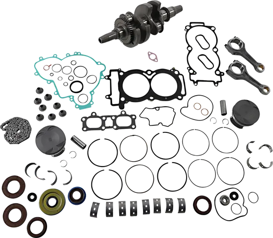 Vertex Complete Engine Rebuild Crankshaft Gasket Piston Kit