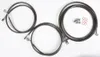 Streamline Smoke Rear Brake Line Kit 4in. Extended