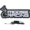 Moose Racing Black White Logo Lighted Sign