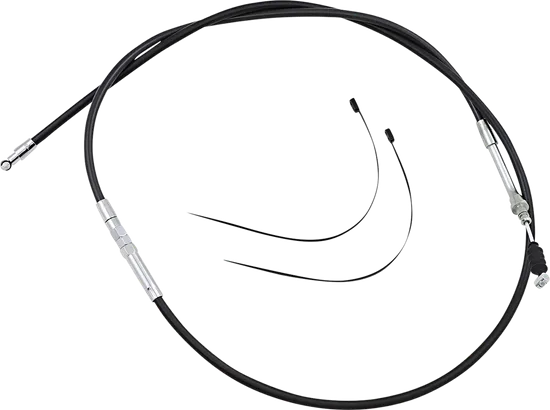 Magnum XR High Efficiency Clutch Cable Line Black Chrome 73.125in. 6in. Over