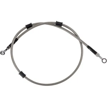 Moose Stainless Steel PVC Coated Braided Front Brake Line