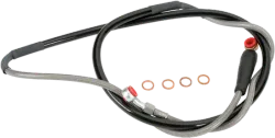 Moose Stainless Steel PVC Coated Braided Front Brake Line
