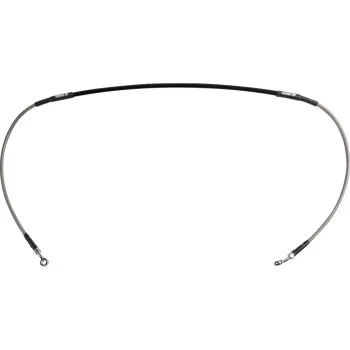 Moose Stainless Steel PVC Coated Braided Front Brake Line