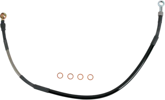 Moose Stainless Steel PVC Coated Braided Rear Brake Line