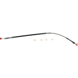 Moose Stainless Steel PVC Coated Braided Rear Brake Line