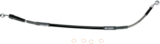 Moose Stainless Steel PVC Coated Braided Rear Brake Line