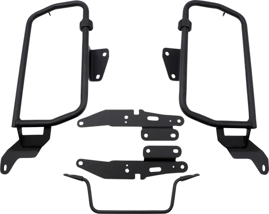 Moose Black Steel Kenai Side Case Mount Kit