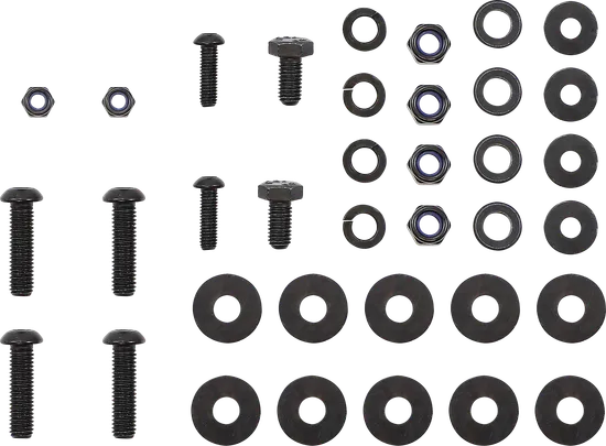 Moose Black Steel Kenai Side Case Mount Kit