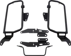 Moose Black Steel Kenai Side Case Mount Kit