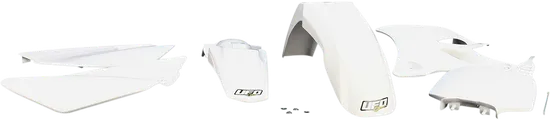 UFO Full Body Plastic Kit Fender Fairing Side Panel White
