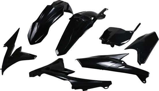 UFO Full Body Plastic Kit Fender Fairing Side Panel Black 2