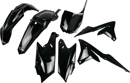UFO Full Body Plastic Kit Fender Fairing Side Panel Black 1