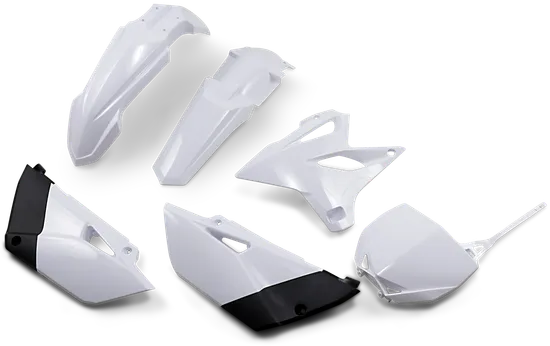 UFO Full Body Plastic Kit Fender Fairing Side Panel White
