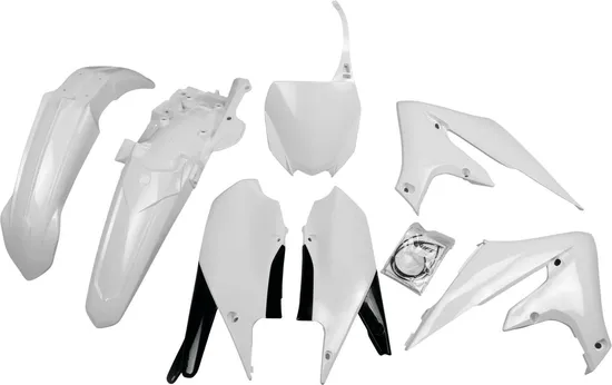 UFO Full Body Plastic Kit Fender Fairing Side Panel White